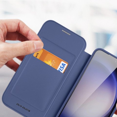 Etui Dux Ducis Skin X Pro na Samsung Galaxy S24+ z MagSafe i klapką - niebieskie Etui Dux Ducis Skin X Pro na Samsung Galaxy S24+ z MagSafe i klapką - niebieskie