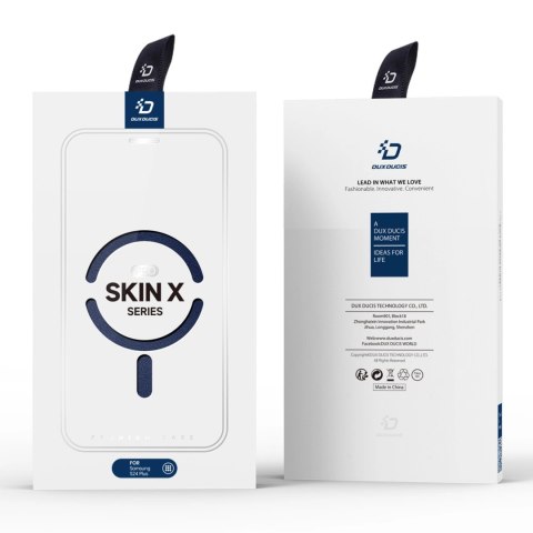 Etui Dux Ducis Skin X Pro na Samsung Galaxy S24+ z MagSafe i klapką - niebieskie Etui Dux Ducis Skin X Pro na Samsung Galaxy S24+ z MagSafe i klapką - niebieskie