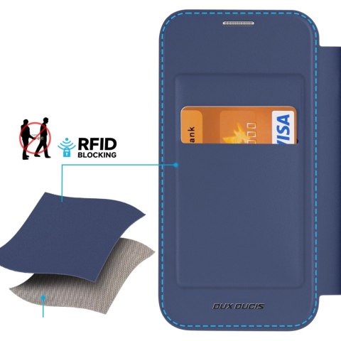 Etui Dux Ducis Skin X Pro na Samsung Galaxy S24+ z MagSafe i klapką - niebieskie Etui Dux Ducis Skin X Pro na Samsung Galaxy S24+ z MagSafe i klapką - niebieskie