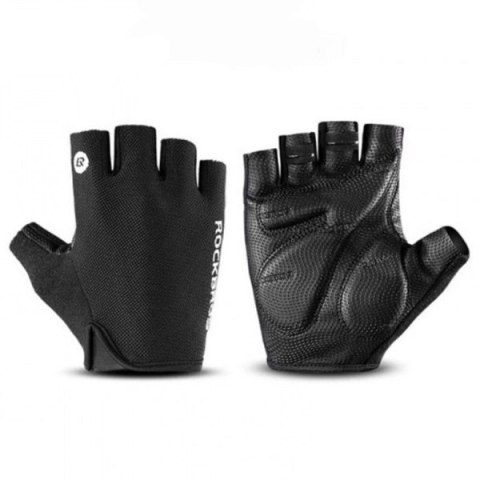 Rękawiczki rowerowe Rockbros S106BK rozmiar XL - czarne Rękawiczki rowerowe Rockbros S106BK rozmiar XL - czarne