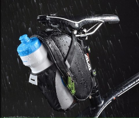 Sakwa rowerowa Rockbros C7-1 wodoodporna z montażem pod siodełko 1.5l - czarna
