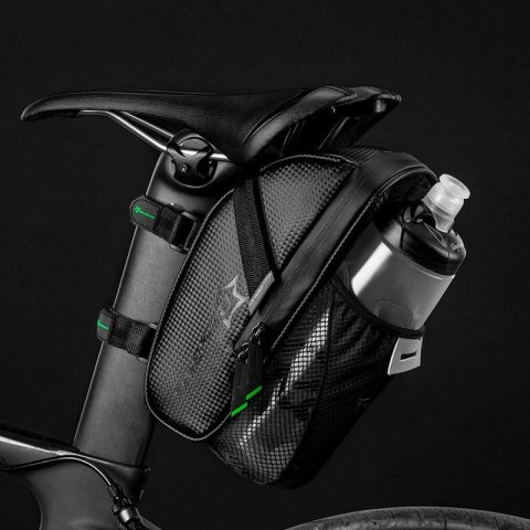 Sakwa rowerowa Rockbros C7-1 wodoodporna z montażem pod siodełko 1.5l - czarna