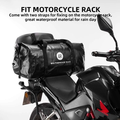 Torba motocyklowa Rockbros AS-005BK wodoodporna - czarna Torba motocyklowa Rockbros AS-005BK wodoodporna - czarna