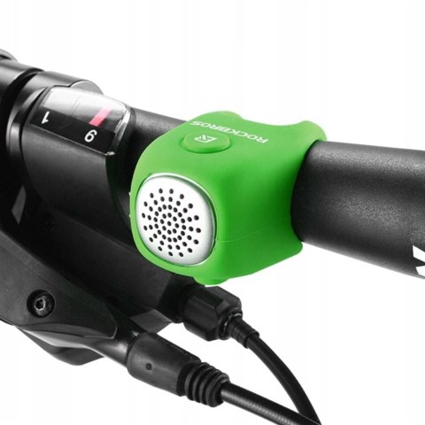 Dzwonek rowerowy Rockbros CB1709GN elektroniczny - zielony Dzwonek rowerowy Rockbros CB1709GN elektroniczny - zielony