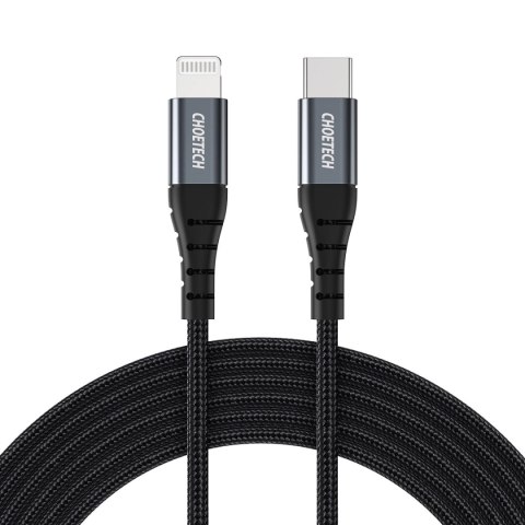 Kabel Choetech IP0041 USB-C / Lightning MFi 480Mb/s 3A 2 m - czarny Kabel Choetech IP0041 USB-C / Lightning MFi 480Mb/s 3A 2 m - czarny