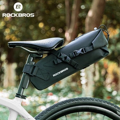 Torba rowerowa Rockbros 30130061001 pod siodełko 3L - czarna Torba rowerowa Rockbros 30130061001 pod siodełko 3L - czarna