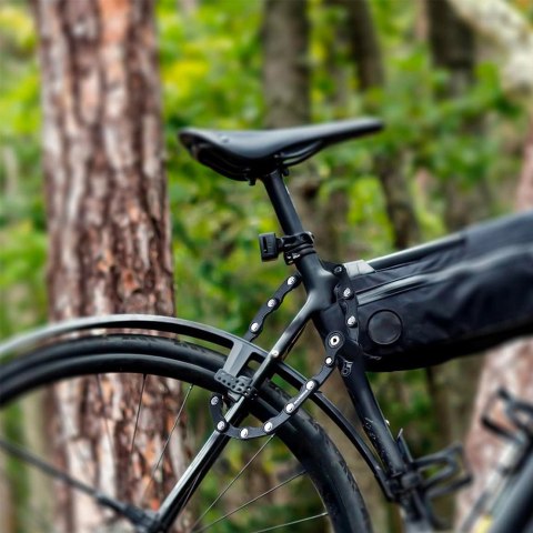 Zapięcie rowerowe Rockbros WD795 składane na klucz - czarne Zapięcie rowerowe Rockbros WD795 składane na klucz - czarne
