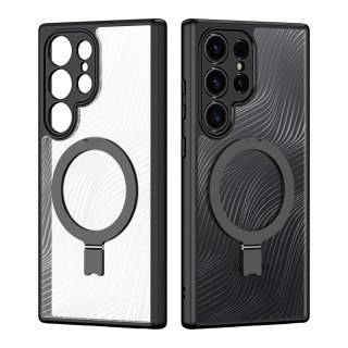 Etui Dux Ducis Aimo Mag z MagSafe i podstawką na Samsung Galaxy S24 Ultra - czarne