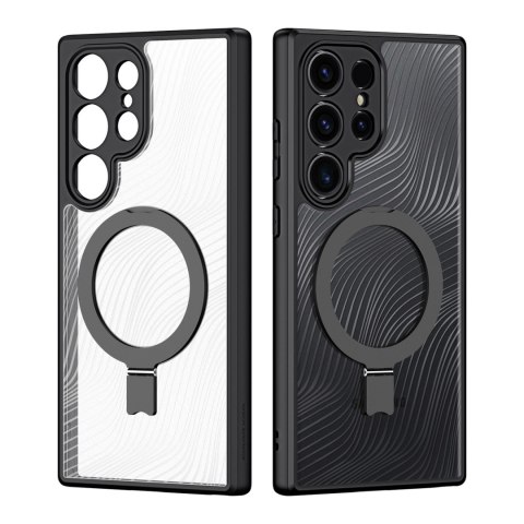 Etui Dux Ducis Aimo Mag z MagSafe i podstawką na Samsung Galaxy S24 Ultra - czarne