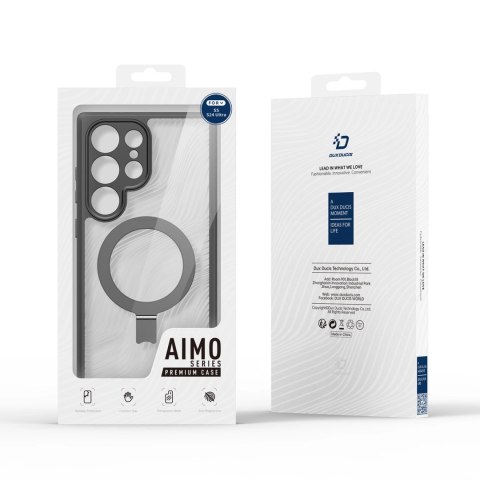 Etui Dux Ducis Aimo Mag z MagSafe i podstawką na Samsung Galaxy S24 Ultra - czarne
