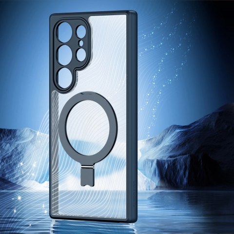 Etui Dux Ducis Aimo Mag z MagSafe i podstawką na Samsung Galaxy S24 Ultra - czarne