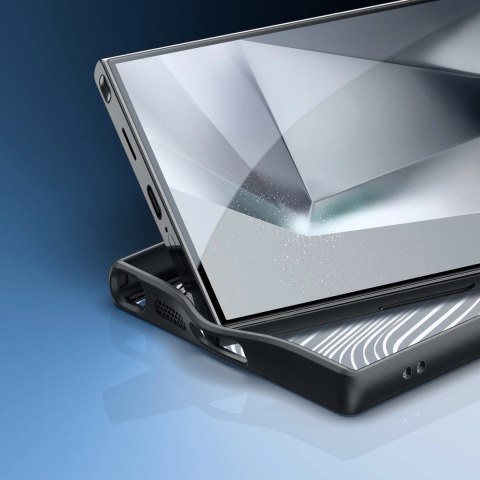 Etui Dux Ducis Aimo Mag z MagSafe i podstawką na Samsung Galaxy S24 Ultra - czarne