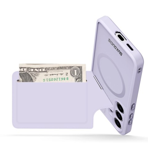Etui Dux Ducis Rafi ll Mag do Samsung Galaxy S24 - fioletowe Etui Dux Ducis Rafi ll Mag do Samsung Galaxy S24 - fioletowe
