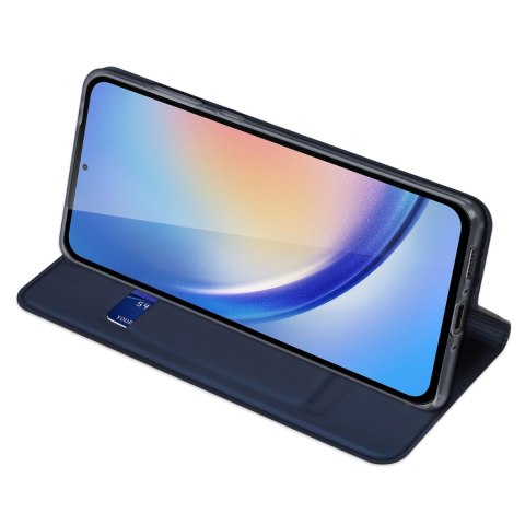 Etui Dux Ducis Skin Pro do Samsung A35 5G z klapką - niebieskie Etui Dux Ducis Skin Pro do Samsung A35 5G z klapką - niebieskie