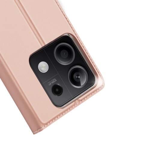 Etui Dux Ducis Skin Pro z klapką i miejscem na kartę na Xiaomi Redmi Note 13 5G - różowe Etui Dux Ducis Skin Pro z klapką i miejscem na kartę na Xiaomi Redmi Note 13 5G - różowe