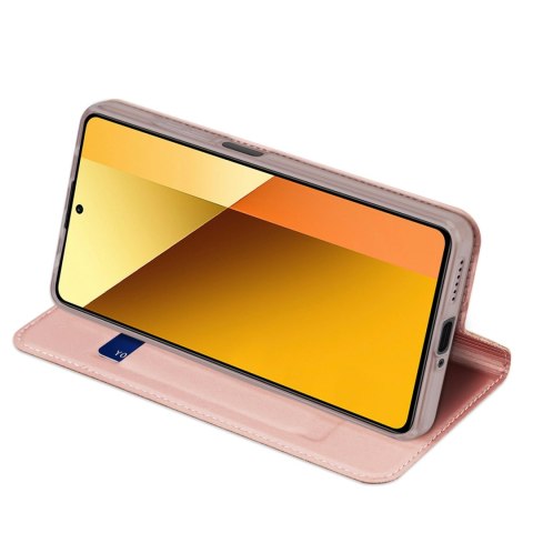 Etui Dux Ducis Skin Pro z klapką i miejscem na kartę na Xiaomi Redmi Note 13 5G - różowe Etui Dux Ducis Skin Pro z klapką i miejscem na kartę na Xiaomi Redmi Note 13 5G - różowe