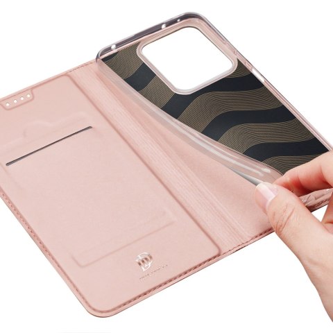 Etui Dux Ducis Skin Pro z klapką i miejscem na kartę na Xiaomi Redmi Note 13 5G - różowe Etui Dux Ducis Skin Pro z klapką i miejscem na kartę na Xiaomi Redmi Note 13 5G - różowe