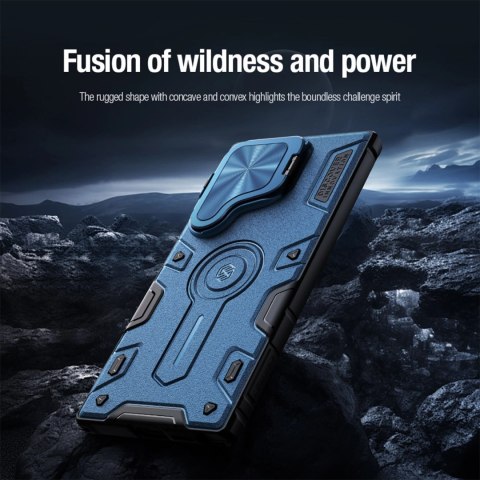 Etui Nillkin CamShield Armor Prop Case na Samsung Galaxy S24 Ultra - czarne Etui Nillkin CamShield Armor Prop Case na Samsung Galaxy S24 Ultra - czarne
