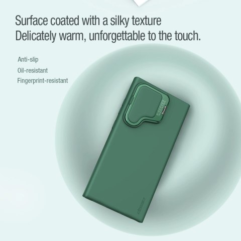 Etui Nillkin CamShield Silky Prop Silicone Case na Samsung Galaxy S24 Ultra - czarne Etui Nillkin CamShield Silky Prop Silicone Case na Samsung Galaxy S24 Ultra - czarne