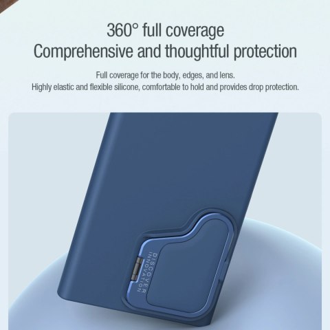 Etui Nillkin CamShield Silky Prop Silicone Case na Samsung Galaxy S24 Ultra - czarne Etui Nillkin CamShield Silky Prop Silicone Case na Samsung Galaxy S24 Ultra - czarne