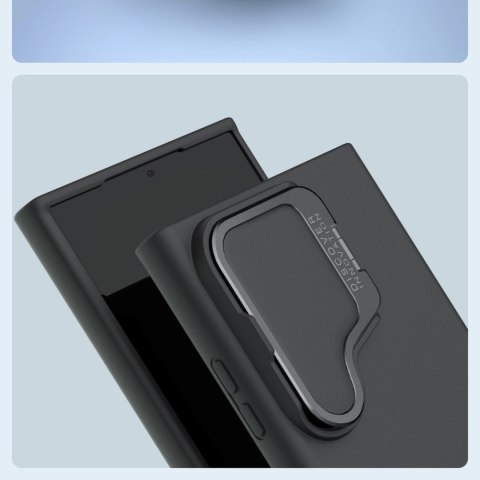 Etui Nillkin CamShield Silky Prop Silicone Case na Samsung Galaxy S24 Ultra - czarne Etui Nillkin CamShield Silky Prop Silicone Case na Samsung Galaxy S24 Ultra - czarne
