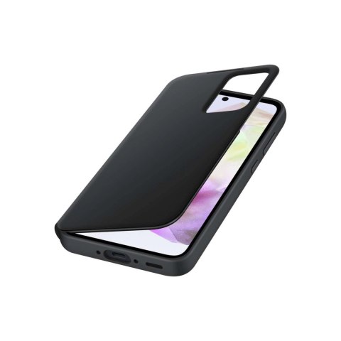Etui Samsung Smart View Wallet EF-ZA356CBEGWW z klapką do Samsung Galaxy A35 - czarne Etui Samsung Smart View Wallet EF-ZA356CBEGWW z klapką do Samsung Galaxy A35 - czarne