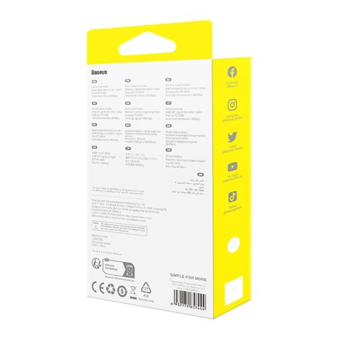 Kabel Baseus Cafule USB-C / USB-C 100W 1 m - czerwono-czarny i czarno-szary (2 szt.) Kabel Baseus Cafule USB-C / USB-C 100W 1 m - czerwono-czarny i czarno-szary (2 szt.)