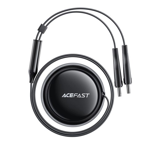 Ładowarka Acefast B13 samochodowa 53W USB-A / 2 kable rozwijane USB-C - czarna
