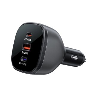 Ładowarka Acefast B14 samochodowa 165W 2x USB-C 1x USB-A - czarna