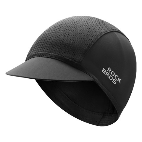 Czapka kolarska Rockbros 18230005001 z daszkiem - czarna Czapka kolarska Rockbros 18230005001 z daszkiem - czarna