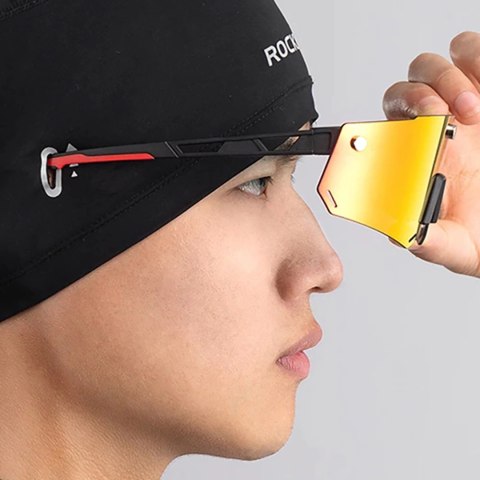 Czapka kolarska Rockbros YPP037 z wycięciami na okulary - czarna Czapka kolarska Rockbros YPP037 z wycięciami na okulary - czarna