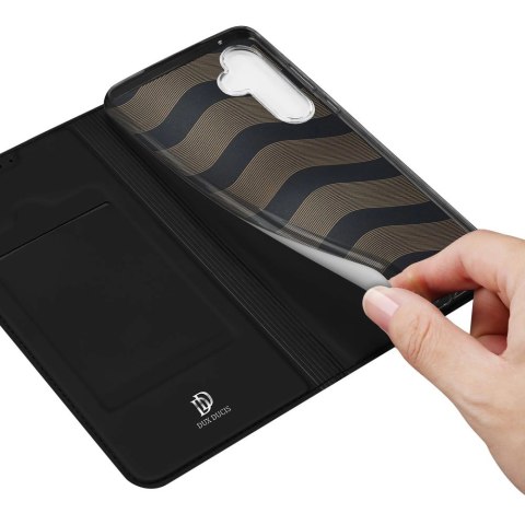 Etui Dux Ducis Skin Pro z klapką i miejscem na kartę na Samsung Galaxy A55 5G - czarne Etui Dux Ducis Skin Pro z klapką i miejscem na kartę na Samsung Galaxy A55 5G - czarne