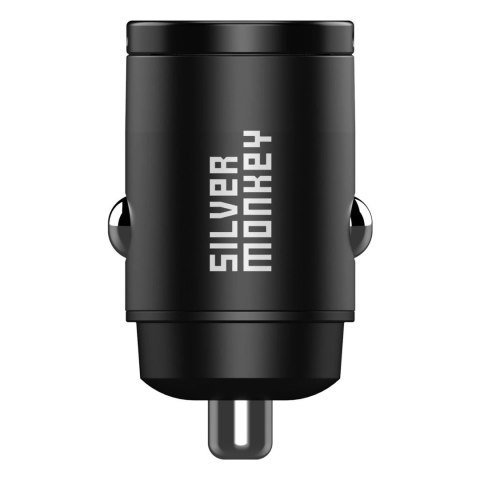Ładowarka samochodowa Silver Monkey PD-CPCT30-SM 30W 1x USB-C PD - czarna