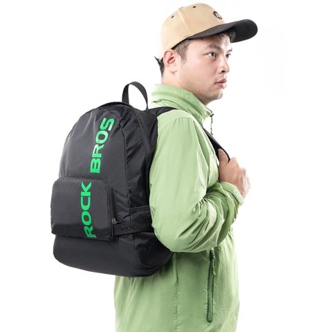 Plecak Rockbros H10-BK sportowy składany 18 l - czarny Plecak Rockbros H10-BK sportowy składany 18 l - czarny