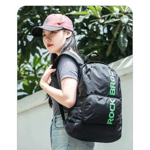 Plecak Rockbros H10-BK sportowy składany 18 l - czarny Plecak Rockbros H10-BK sportowy składany 18 l - czarny