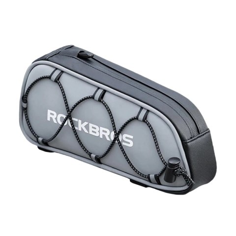 Torba Rockbros 3012010901 rowerowa na ramę 0.9 l - srebrna Torba Rockbros 3012010901 rowerowa na ramę 0.9 l - srebrna
