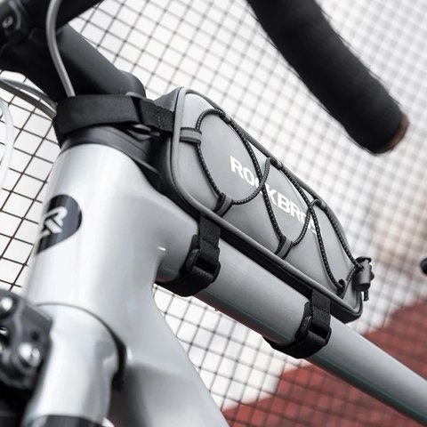 Torba Rockbros 3012010901 rowerowa na ramę 0.9 l - srebrna Torba Rockbros 3012010901 rowerowa na ramę 0.9 l - srebrna