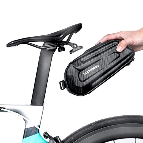 Torba Rockbros B69 rowerowa podsiodłowa 1.8l z systemem łatwego zwalniania - czarna Torba Rockbros B69 rowerowa podsiodłowa 1.8l z systemem łatwego zwalniania - czarna