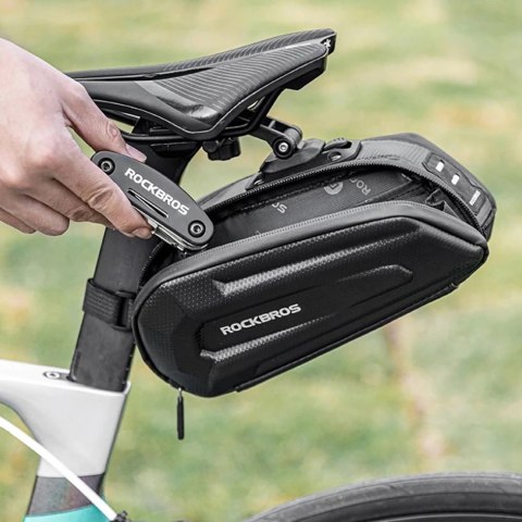 Torba Rockbros B69 rowerowa podsiodłowa 1.8l z systemem łatwego zwalniania - czarna Torba Rockbros B69 rowerowa podsiodłowa 1.8l z systemem łatwego zwalniania - czarna