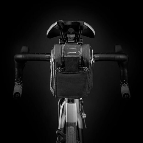 Torba Rockbros B69 rowerowa podsiodłowa 1.8l z systemem łatwego zwalniania - czarna Torba Rockbros B69 rowerowa podsiodłowa 1.8l z systemem łatwego zwalniania - czarna