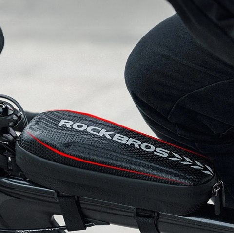 Torba rowerowa Rockbros B62-1 na kierownicę lub ramę 3 l - czarna Torba rowerowa Rockbros B62-1 na kierownicę lub ramę 3 l - czarna