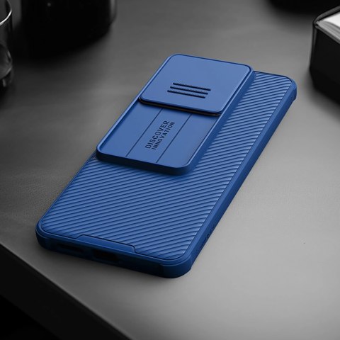 Etui Nillkin CamShield Pro Case na Xiaomi Redmi Note 13 Pro 5G / Poco X6 5G - niebieskie Etui Nillkin CamShield Pro Case na Xiaomi Redmi Note 13 Pro 5G / Poco X6 5G - niebieskie