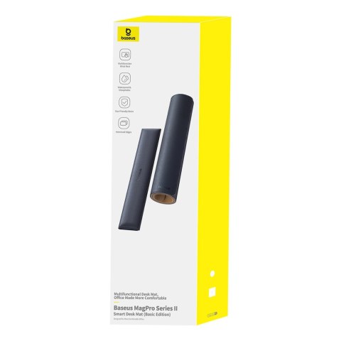 Mata na biurko Baseus MagPro Series II BS-PS037 z podpórką na nadgarstki - czarna