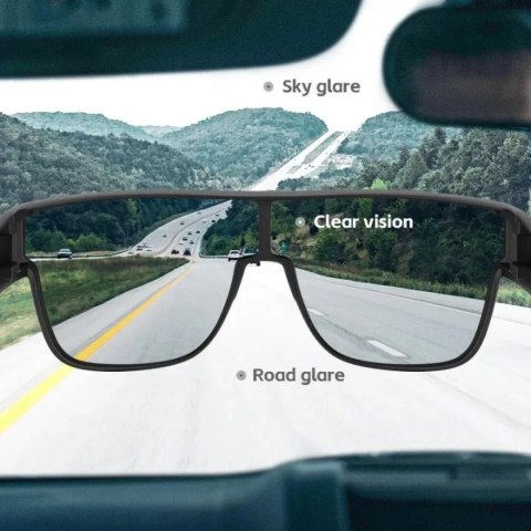 Okulary rowerowe Rockbros SP304 polaryzujące - czarne