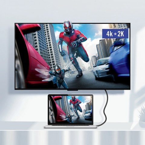 Kabel Ugreen US161 50751 USB-C 3.1 / USB-C 3.1 1.5m - szary Kabel Ugreen US161 50751 USB-C 3.1 / USB-C 3.1 1.5m - szary