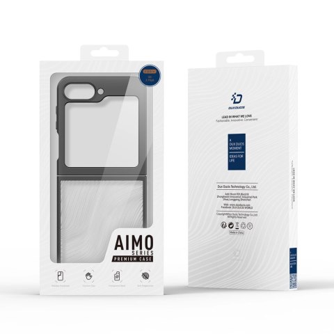 Etui Dux Ducis Aimo na Samsung Galaxy Z Flip 6 - czarne Etui Dux Ducis Aimo na Samsung Galaxy Z Flip 6 - czarne