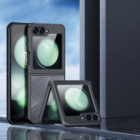 Etui Dux Ducis Aimo na Samsung Galaxy Z Flip 6 - czarne Etui Dux Ducis Aimo na Samsung Galaxy Z Flip 6 - czarne