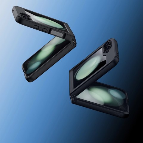 Etui Dux Ducis Aimo na Samsung Galaxy Z Flip 6 - czarne Etui Dux Ducis Aimo na Samsung Galaxy Z Flip 6 - czarne