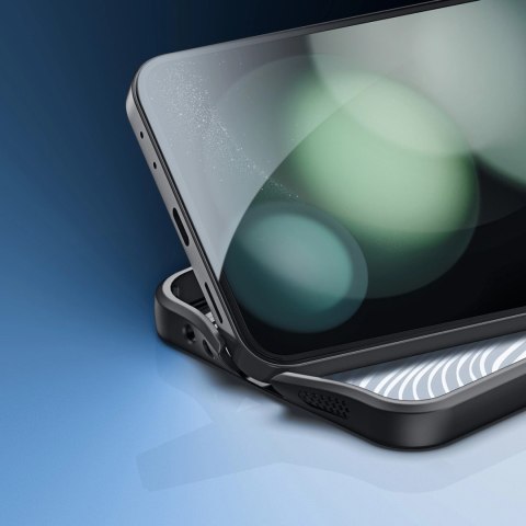 Etui Dux Ducis Aimo na Samsung Galaxy Z Flip 6 - czarne Etui Dux Ducis Aimo na Samsung Galaxy Z Flip 6 - czarne
