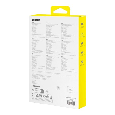 HUB Baseus PortalJoy Series 13w1 USB-C - 2x HDMI / DP / VGA / USB-A 3.1 / USB-C 3.1 / USB-A 2.0 / PD / RJ45 / SD / TF / AUX - sz HUB Baseus PortalJoy Series 13w1 USB-C - 2x HDMI / DP / VGA / USB-A 3.1 / USB-C 3.1 / USB-A 2.0 / PD / RJ45 / SD / TF / AUX - sz